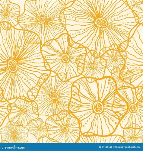 Yellow Pattern Background