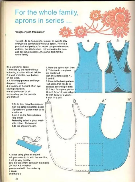 Printable Apron Pattern
