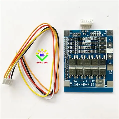 Bo mạch bảo vệ pin lithium 4S 30A BMS 14.8V 12.8V 18650 LiFePO4 Cân ...