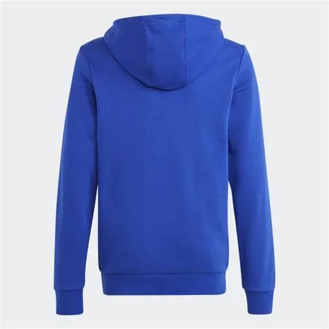 adidas Big Logo Essentials Cotton Hoodie - Blue | adidas UK