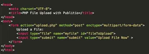 PHP File Upload with Publitio – Publitio Support Center