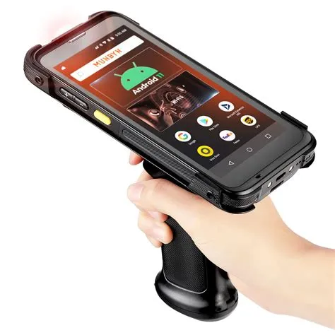 Buy MUNBYN Android Barcode Scanner with Pistol Grip Android 11, Wi-Fi 6 ...