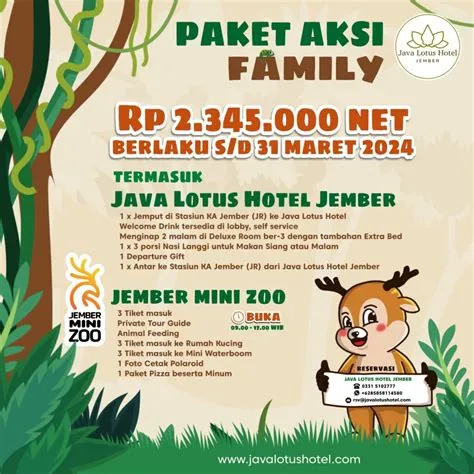 Aksi Family Java Lotus Hotel dan Jember Mini Zoo - Java Lotus Hotel ...