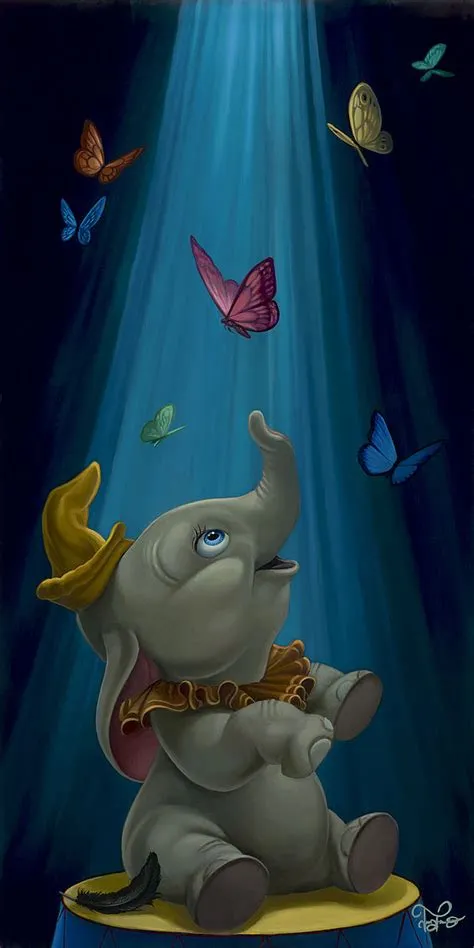 Dumbo Flying Wallpaper