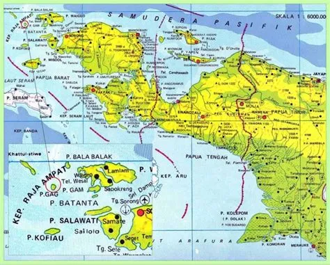 √ PETA PAPUA dan Kondisi Geografisnya (Lengkap) - Sindunesia