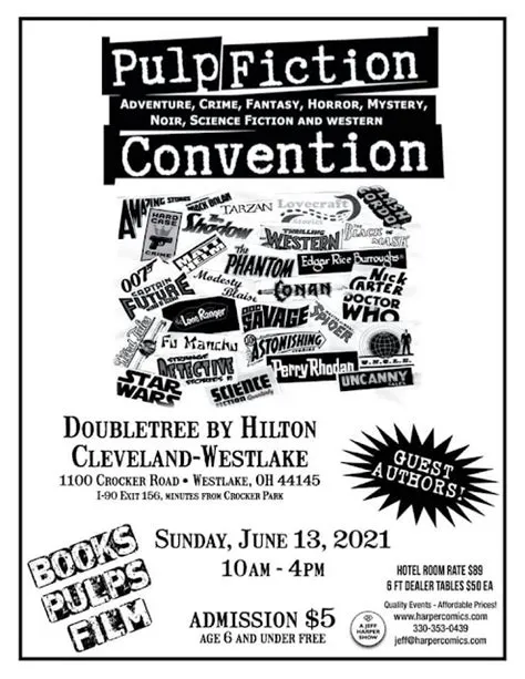 Eventized: A Michael Neno Blog: Pulp Conventions Departed from Ohio