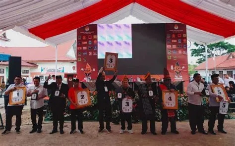 Sah! Ini Nomor Urut Calon Bupati dan Wakil Bupati Dairi di Pilkada 2024 ...