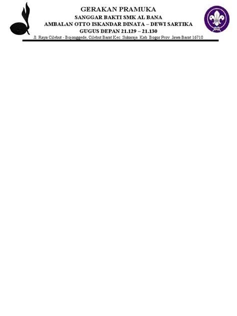 Kop Surat Pramuka Smk | PDF