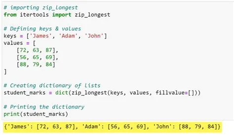 Python two lists to dictionary