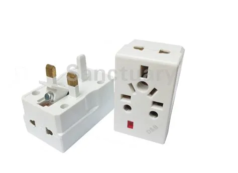 3 Way Uk Plug Adapter | 13a Fuse Type G Multi Plug Adapter Three Pin ...
