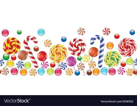 Candies background Royalty Free Vector Image - VectorStock