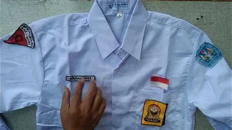 Cara pasang posisi atribut SMP dan SMK - YouTube