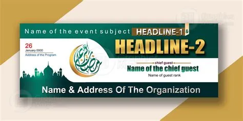 GraphicsMaya.com - Islamic Program Banner Design PSD File Free Download ...