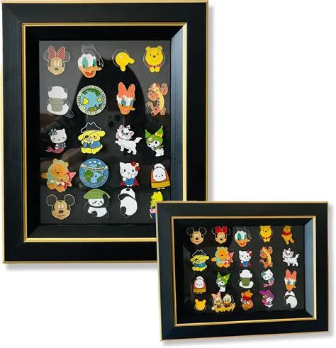 Amazon.com - Pin Display Shadow Box,Enamel Pin Display Frame, Enamel ...