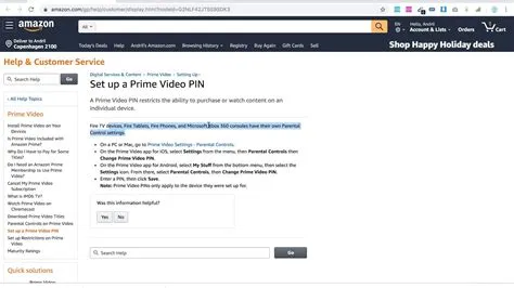 How to set up an Amazon Prime Video PIN? - YouTube