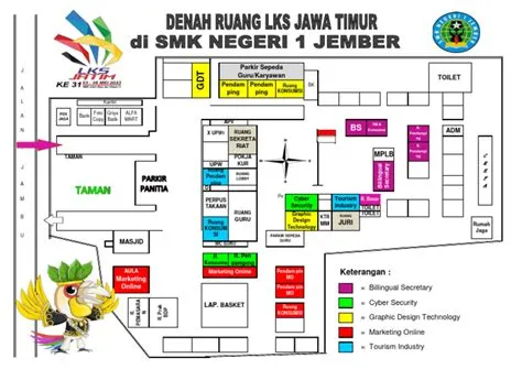 Denah LKS Jatim Di SMKN 1 Jember | PDF