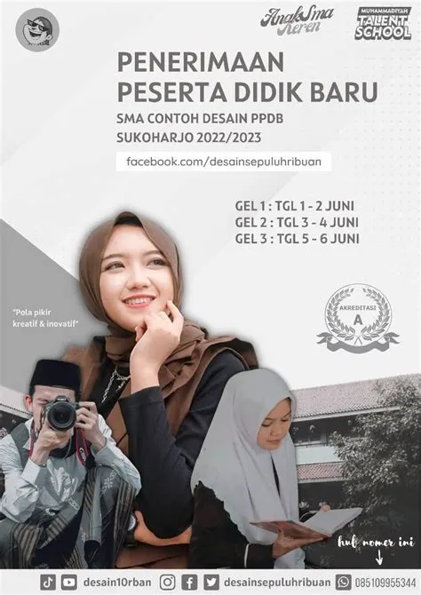 PPDB sma simpel | Graphic shapes design, Poster design, Flyer