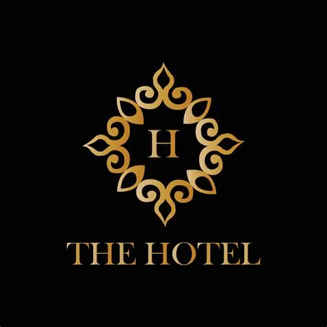 The hotel logo design by h. the hotel 23602395 Vector Art at Vecteezy