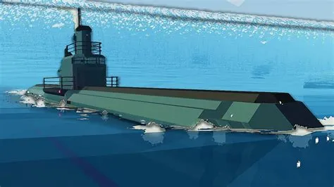 Massive Submarine Goes Inside Tsunami - Stormworks - YouTube