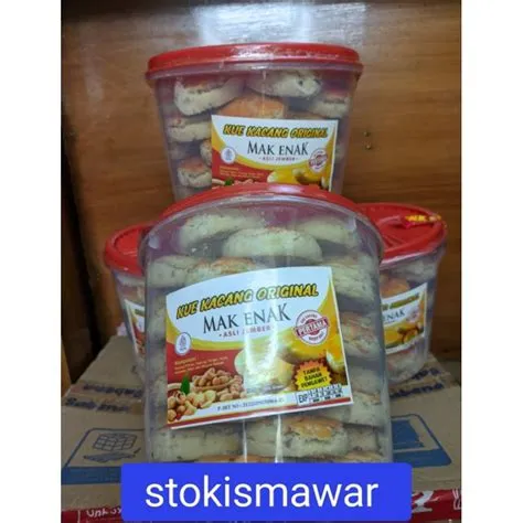 Jual Kue Kacang Mak Enak Jember ORI / Kue Lebaran / Kue Kering Mak Enak ...