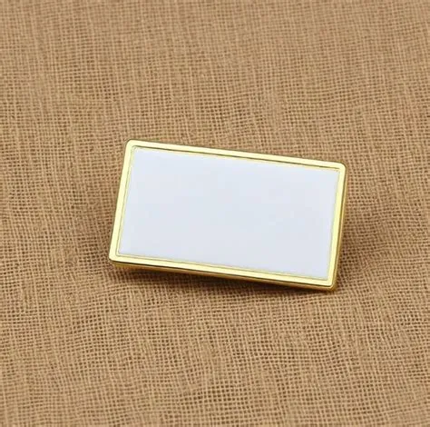 Rectangle Enamel Pins - Custom Enamel Pins