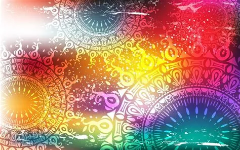 Vibrant Abstract Vector HD Wallpaper