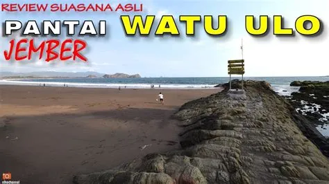 Pantai WATU ULO Jember - Pasirnya hitam padahal sampingnya PAPUMA - YouTube