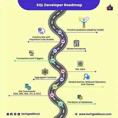 SQL Developer Roadmap | Roadmap, Basic computer programming, Sql tutorial