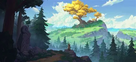 风铃树, by Ping Wang : r/ImaginaryWildlands