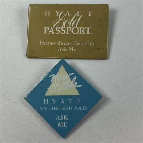 Hyatt Hotels Vintage Employee pins Lot of 2 | eBay