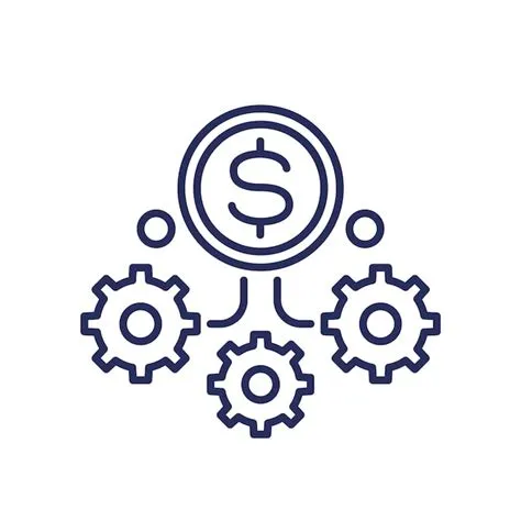 Premium Vector | Operational costs line icon vector