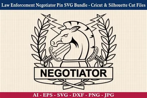 Law Enforcement Negotiator Pin, Police Crisis Negotiation Logo, Hostage ...