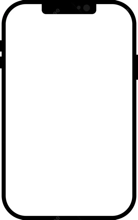 Iphone 13 Blank Screen, Iphone, Screen, Phone PNG and Vector with ...