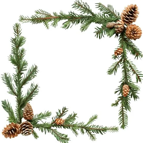 Pine Tree Page Border