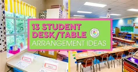 13 Classroom Desk Arrangement Ideas - Lucky Little Learners