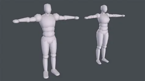 Rigged Dummy Characters For Game Prototyping 3D Model - TurboSquid 2046993