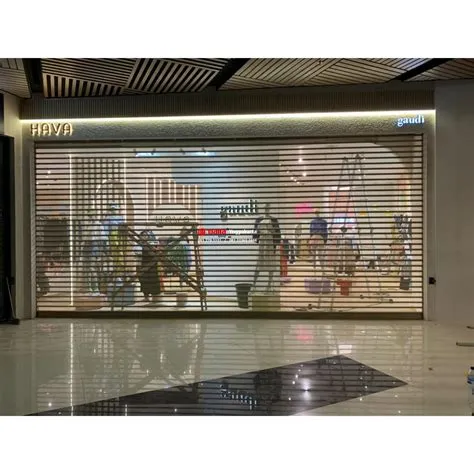 Pemasangan Rolling Door Electric Full Perforated 1,2mm di Gaudi Pakuwon ...