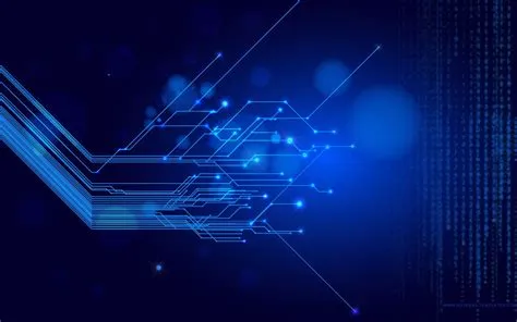 Blue Technology Wallpapers on WallpaperDog