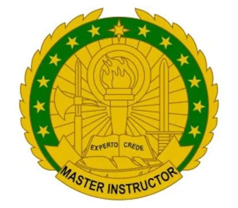 US Army Master Instructor Identification Badge Vector Files, Dxf Eps ...