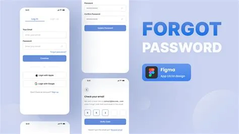 Forgot Password UI Template | Figma
