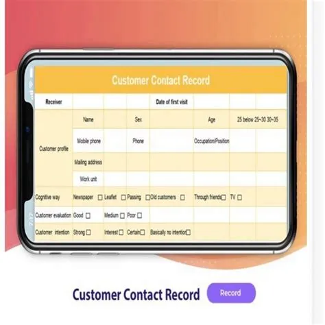 Excel Spreadsheet Template For Customer Database