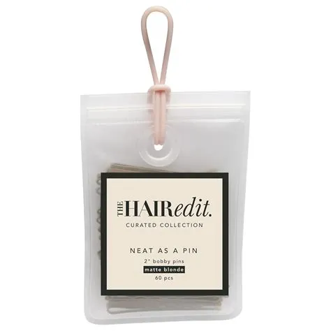 Amazon.com: The Hair Edit Neat As a Pin Bobby Pins – Professional Grade ...