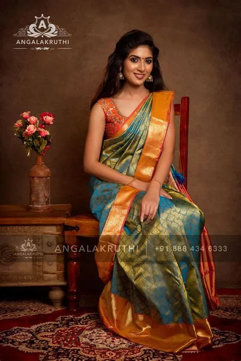 pure kanchipram silk sarees by Angalakruthi bangalore india | Saree ...