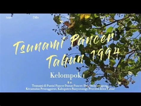 TRAGEDI TSUNAMI PANCER BANYUWANGI 1994 - YouTube