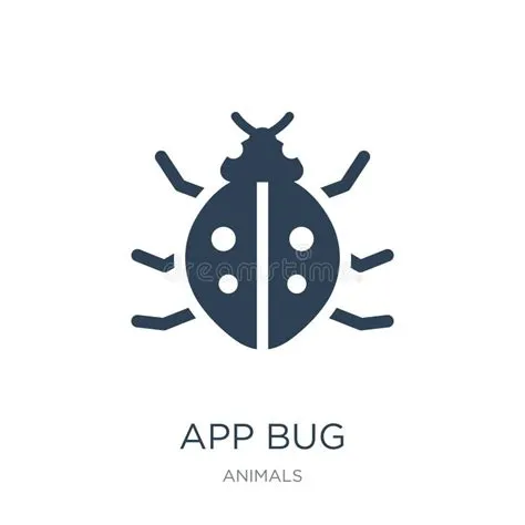 Software Bug Or Program Bug Icon, Internet Button On White Background ...