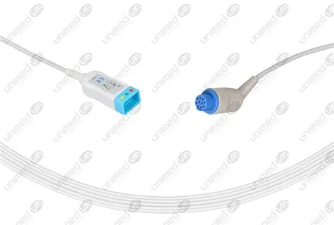 Datex Compatible ECG Trunk cable - IEC - 3 Leads/Datex 3-pin – Unimed ...