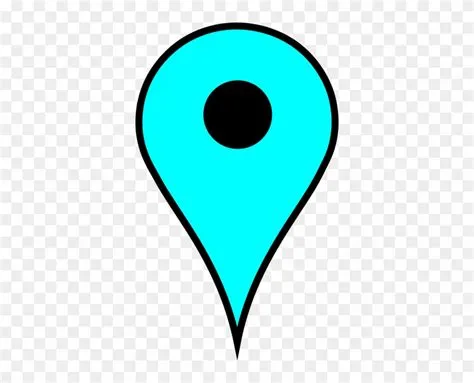 Map Pin Light Blue Clip Art At Clker - Pin Drop Clip Art - Full Size ...