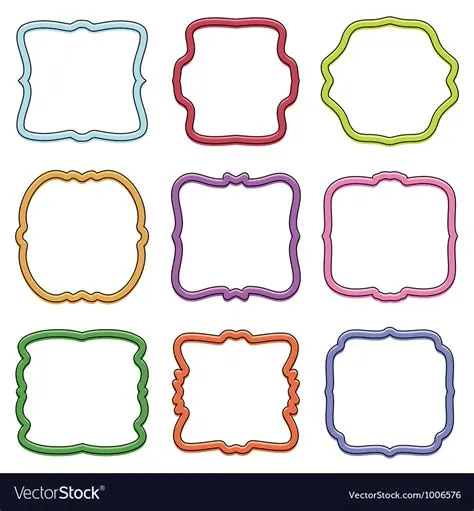 Retro frames Royalty Free Vector Image - VectorStock