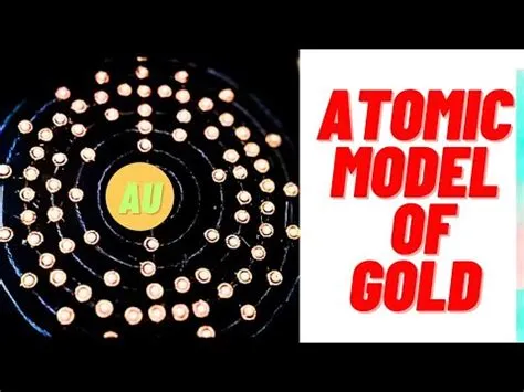 3D Atomic model of Gold / Atomic model project/ how to make atomic ...