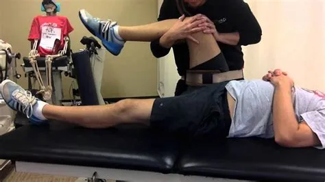Hip IR w lateral glide mobilization - YouTube